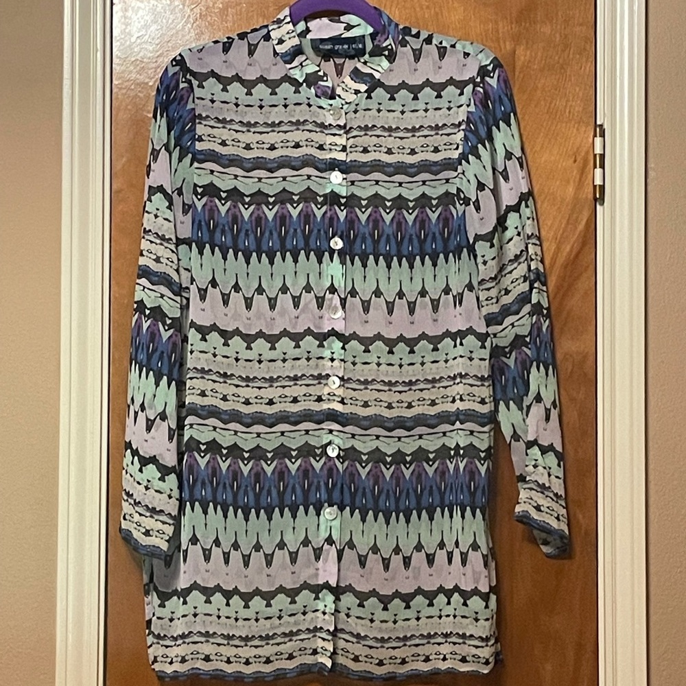 Blouse/Duster by Susan Graver Size Small